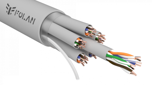 Folan U/UTP Cat 5e ZH нг(А) - HF 24(6x4)x2x0,52 (кабельная сборка)