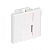 Вставка типа Mosaic 45x45 мм, 1 порт, под модули-вставки типа Keystone, белая, 10 шт
