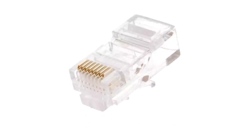 Коннектор RJ45/8P8C под витую пару, Кат.5e, неэкранированный, 1000 шт.