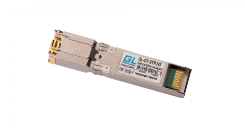 Модуль GIGALINK SFP+ 10G, медь кат.6 (20м), кат. 6а (30м), Ethernet 10G, (до 30м), DDM.