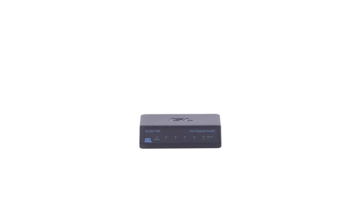 Неуправляемый коммутатор GIGALINK, в пластиковом корпусе, 5 портов 10/100 Мбит/c c BASE-T, BASE-TX