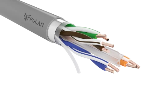 FOLAN F/UTP Cat 6 PVC нг(А)-LS 4х2х0,57