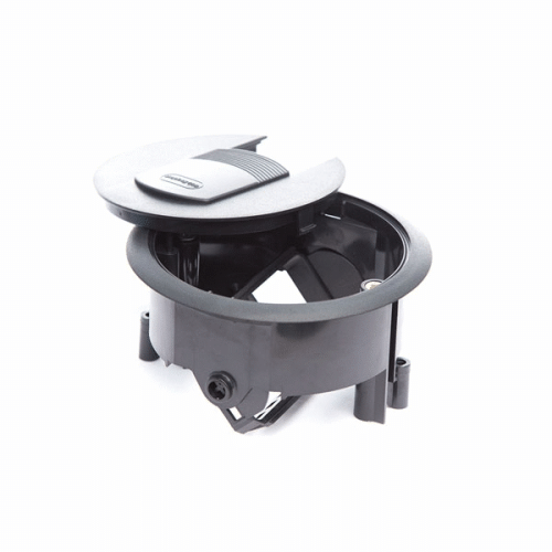 Люк в пол на 2 поста (45х45мм) с суппортом, пластик