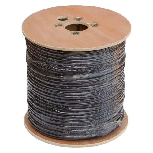 Кабель коаксиальный, RG-11, одножильный, CCS, внешний, PE до -40C, черный, 305м