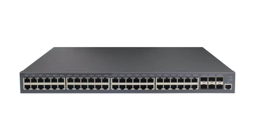 Управляемый коммутатор L3 GIGALINK, 48*100/1000Мб/с BASE-T, 6*10Гб/с SFP+ BASE-X, 1*Консольный порт RJ45