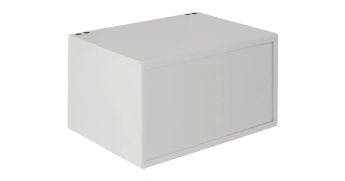 Настенный антивандальный шкаф пенального типа, 7U, Ш520хВ320хГ400мм, серый