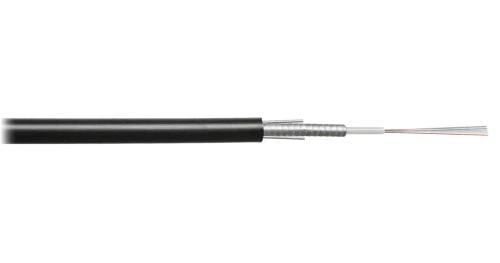 Кабель оптический 16 волоконный SM 9/125 внешний, 2,7 кН, с броней из стальной гофрированной лентой.