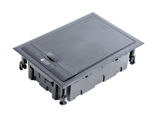 Люк в пол на 6 постов с суппортом и коробкой (45х45мм), пластик