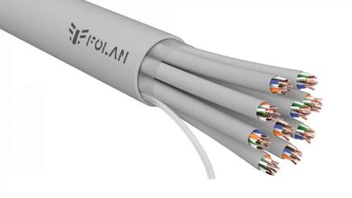 Folan U/UTP Cat 5e ZH нг(А) - HF 40(10x4)x2x0,52 (кабельная сборка)